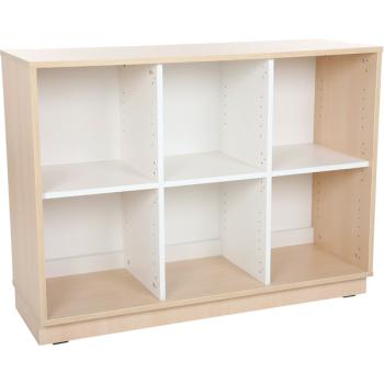 Quadro - Schrank M mit 2 Mittelwänden und 1x3 Einlegeböden, B 116