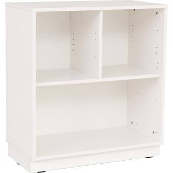 Quadro - Kombischrank M für 2 breite Schubladen, B 79, weiss
