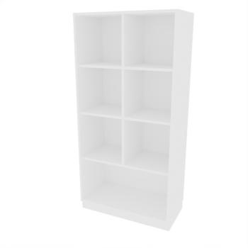 Quadro - Kombischrank XL für 2 breite Schubladen, B 79, weiss