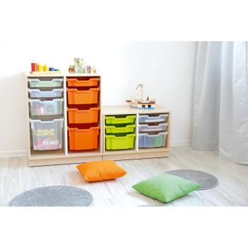 Quadro - Regal S für Kunststoffbehälter, B 70, zweireihig