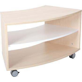 Quadro - Achtelkreis-Schrank S - auf Rollen