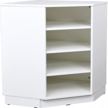Quadro - Eckschrank M, weiss