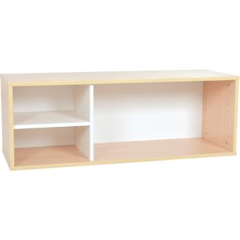 Quadro - Hängeregal B 116 - mit 1 Mittelwand links