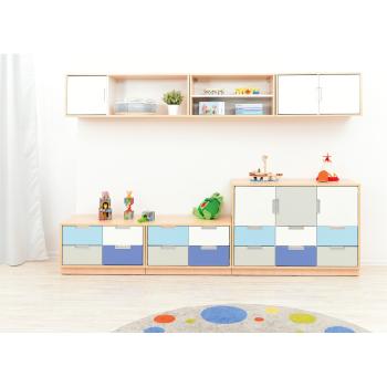 Quadro - Hängeregal B 79 - mit Mittelwand