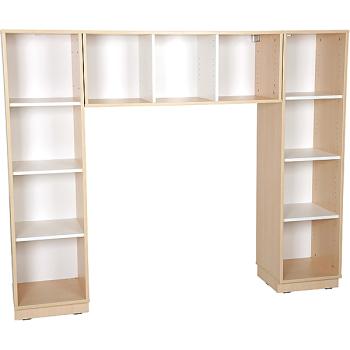 Quadro - Bücherecke, H 162, Ahorn