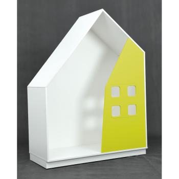 Quadro - Häuschen, weiss, limone