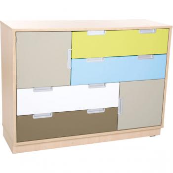 Quadro - Schublade breit - braun
