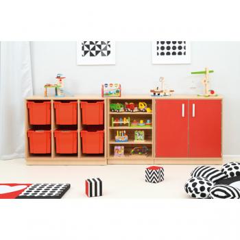 Flexi Regal M für Kunststoffbehälter, B 104, auf Beinen