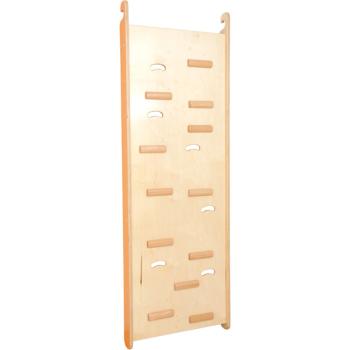 Kletterwand zum Einhängen, mit Stegen und Grifföffnungen