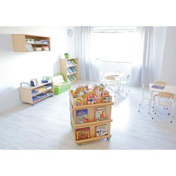 Flexi Bücherregal auf Rollen