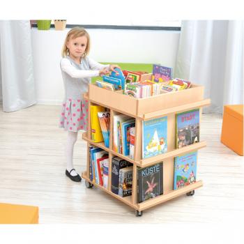 Flexi Bücherregal auf Rollen