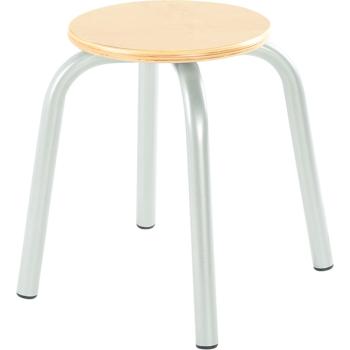 Hocker Flexi 4, Sitzhöhe 38 cm - Buche