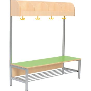 Garderobe Flexi mit Gestell, Fachbreite: 28 cm