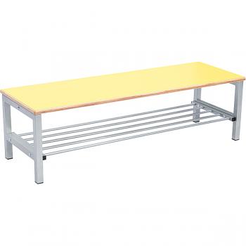 Bank zum Garderobenregal Flexi 4, Sitzhöhe: 35 cm, gelb