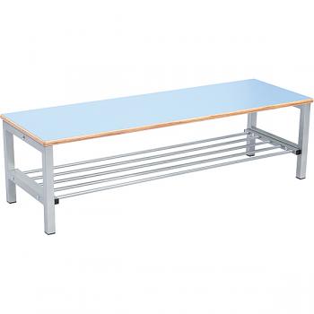 Bank zum Garderobenregal Flexi 4, Sitzhöhe: 35 cm, hellblau