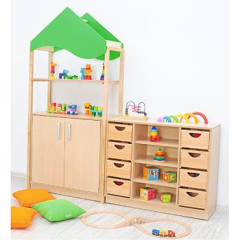 Flexi-Dach, Grünes Haus mit Welle