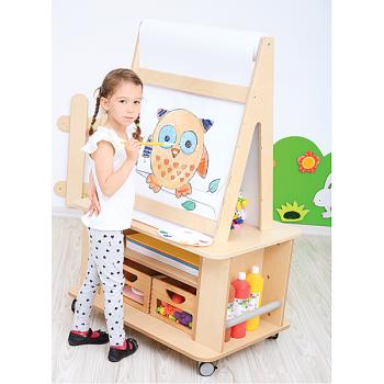 Mobiler Staffeleischrank