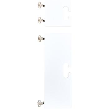 Garderobentüren-Set Chamäleon, leise schliessend, weiss
