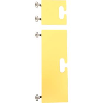 Garderobentüren-Set Chamäleon, leise schliessend, gelb