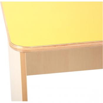 Flexi Schreibtisch de luxe - gelb
