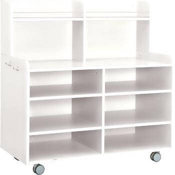 Küchenbüffet auf Rollen - weiss