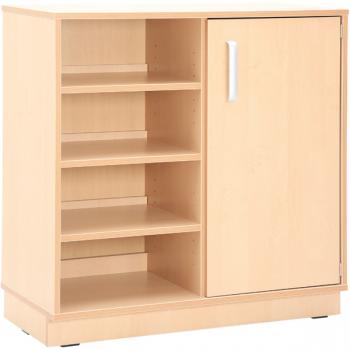 Schrank M mit Trennwand und Einlegeböden