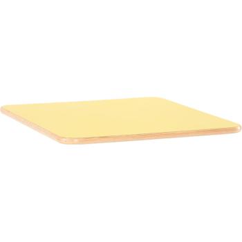 Flexi Tischplatte quadratisch - gelb