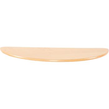 Flexi Tischplatte halbrund - Buche