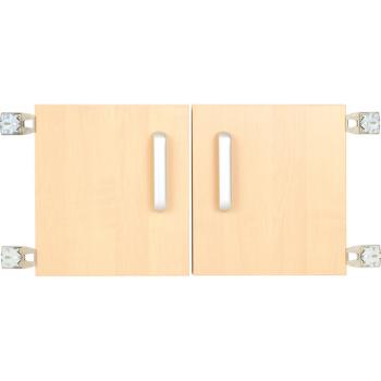Türen für Aufsatzregal S 092817, 1 Paar, Birke