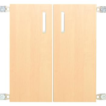 Türen für Aufsatzregal M 092818, 1 Paar, Birke