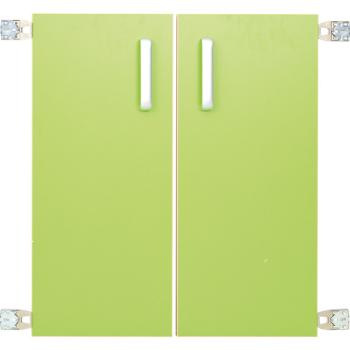 Türen für Aufsatzregal M 092818, 1 Paar, grün