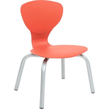 Stuhl Flexi 4, Sitzhöhe 38 cm, für Tischhöhe 64 cm - feuerrot