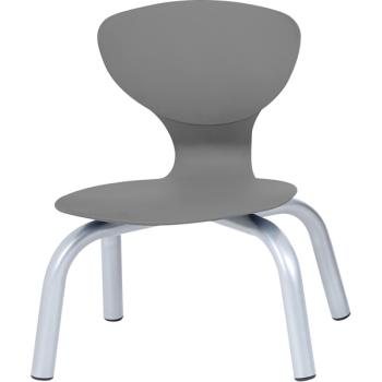 Stuhl Flexi 1, Sitzhöhe 26 cm, für Tischhöhe 46 cm - grau