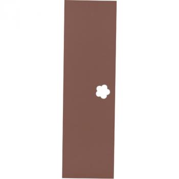 Tür zur Schulgarderobe Schmetterling, braun