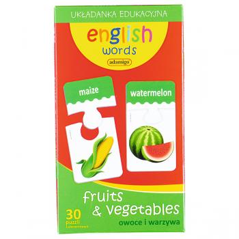 English words - Obst und Gemüse