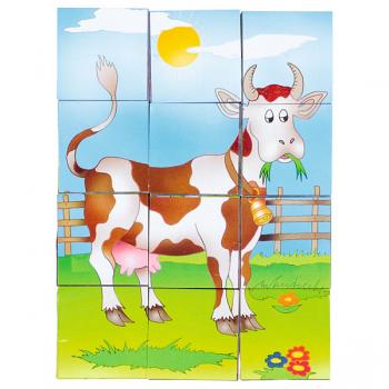 Würfel-Puzzle - Märchen und Tiere