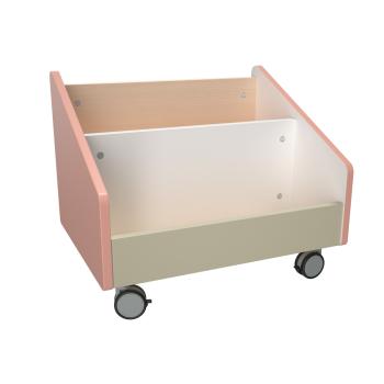 Quadro - Rollbehälter gross, Ahorn, lachs