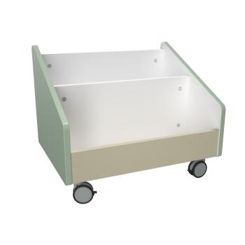 Quadro - Rollbehälter gross, weiss, blassgrün