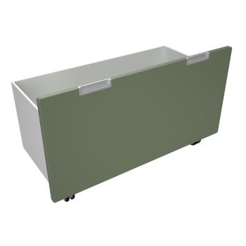 Quadro - Rollbehälter breit, B 69 - dunkeloliv