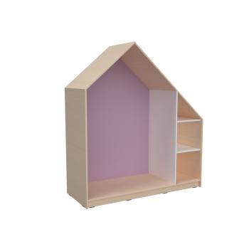 Quadro - Häuschen mit 2 Einlegeböden, Ahorn - pastellviolett