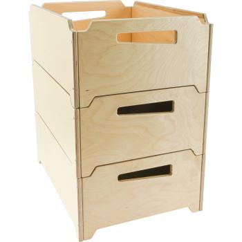 Echtholz Stapelbox (094242 / 094243)