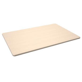 Flexi Tischplatte rechteckig, 120 x 80 cm - Ahorn Royal