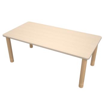 Flexi Rechteckiger Tisch 120 x 60 cm, hvstb. 40-58 cm, Ahorn Royal