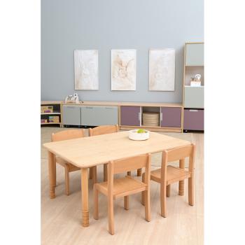 Flexi Rechteckiger Tisch 120 x 60 cm, hvstb. 40-58 cm, Ahorn Royal