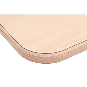 Flexi Rechteckiger Tisch 120 x 80 cm, hvstb. 58-76 cm, Ahorn Royal