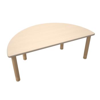 Flexi Halbrunder Tisch, hvstb. 40-58 cm, Ahorn Royal