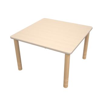 Flexi Quadratischer Tisch 80 x 80 cm, hvstb. 58-76 cm, Ahorn Royal