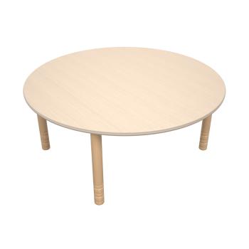 Flexi Runder Tisch, hvstb. 58-76 cm - Ahorn Royal