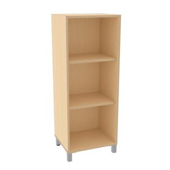 Echtholz Portfolioregal L, 2 Einlegeböden, B 47 cm, auf Beinen