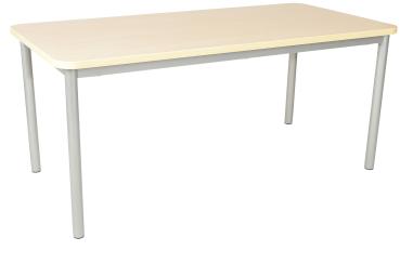 MILA Tisch 4, 140x70 cm Tischhöhe 64 cm - Birke